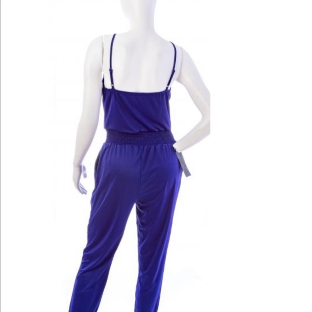 🇺🇸 Bebe Cobalt Blue Halter Jumpsuit 💙 - Picture 11 of 13